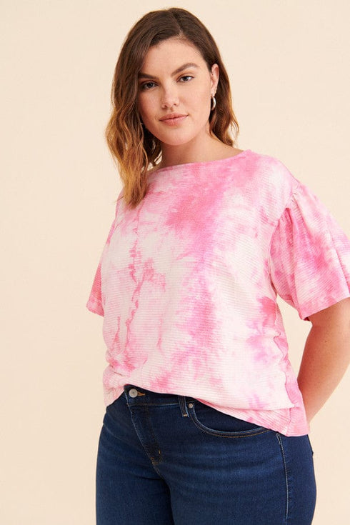 Tie Dye Tee-Pink